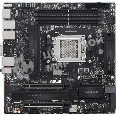 Материнская плата ASUS PRO WS B850M-ACE SE, AM5, AMD B850, 4xDDR5, 4xSATA, 2xM.2, 1xPCIe 5.0 x16, 1xPCIe 4.0 x16, 1xVGA, 1xHDMI, 1xDP, 1x2.5Gb LAN, 1x10Gb LAN, 2xUSB-C 10Gbps, 3xUSB-A 10Gbps, 2xUSB-A 2.0, 7.1, mATX