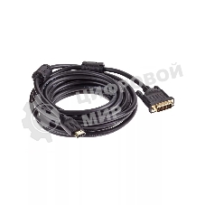 Кабель HDMI AM/DVI(24+1)M, 7.5м, CU, 1080P@60Hz, 2F, VCOM CG484GD-7.5M