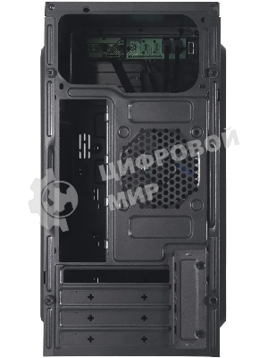 Компьютерный корпус KingPrice KPCC-MN209 черный без БП mATX 1x80мм 2x120мм 2xUSB 2.0 audio
