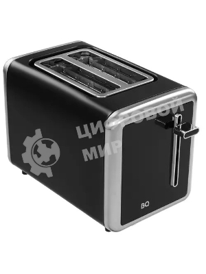 Тостер BQ T4002, 850 Вт, 7 степеней поджаривания, стальной/черный