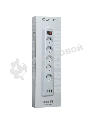 Сетевой фильтр QUMO Power Bar 5SP4U (P-0005), белый