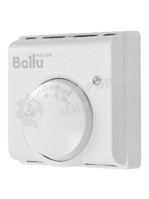 Комплект обогреватель инфракрасный Ballu BIH-GTW-0.5 + BMT-1 белый, 500 Вт, 10 м2, термостат