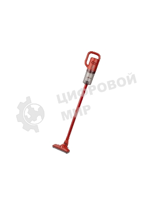 Пылесос вертикальный Homestar HS-1027 красный, питание от аккумулятора, 200 Вт, уборка сухая, пылесборник 1.5 л