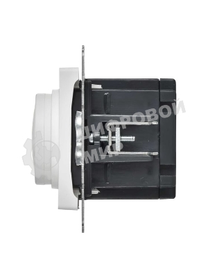 Светорегулятор IEK BR-D20-0600-K91 поворотно-нажимной СП BRITE СС10-1-0-БрАБ 600 Вт механизм арктич. бел.