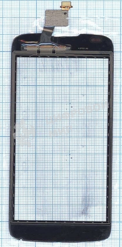 Сенсорное стекло (тачскрин) для Acer Liquid Gallant Duo E350, черное
