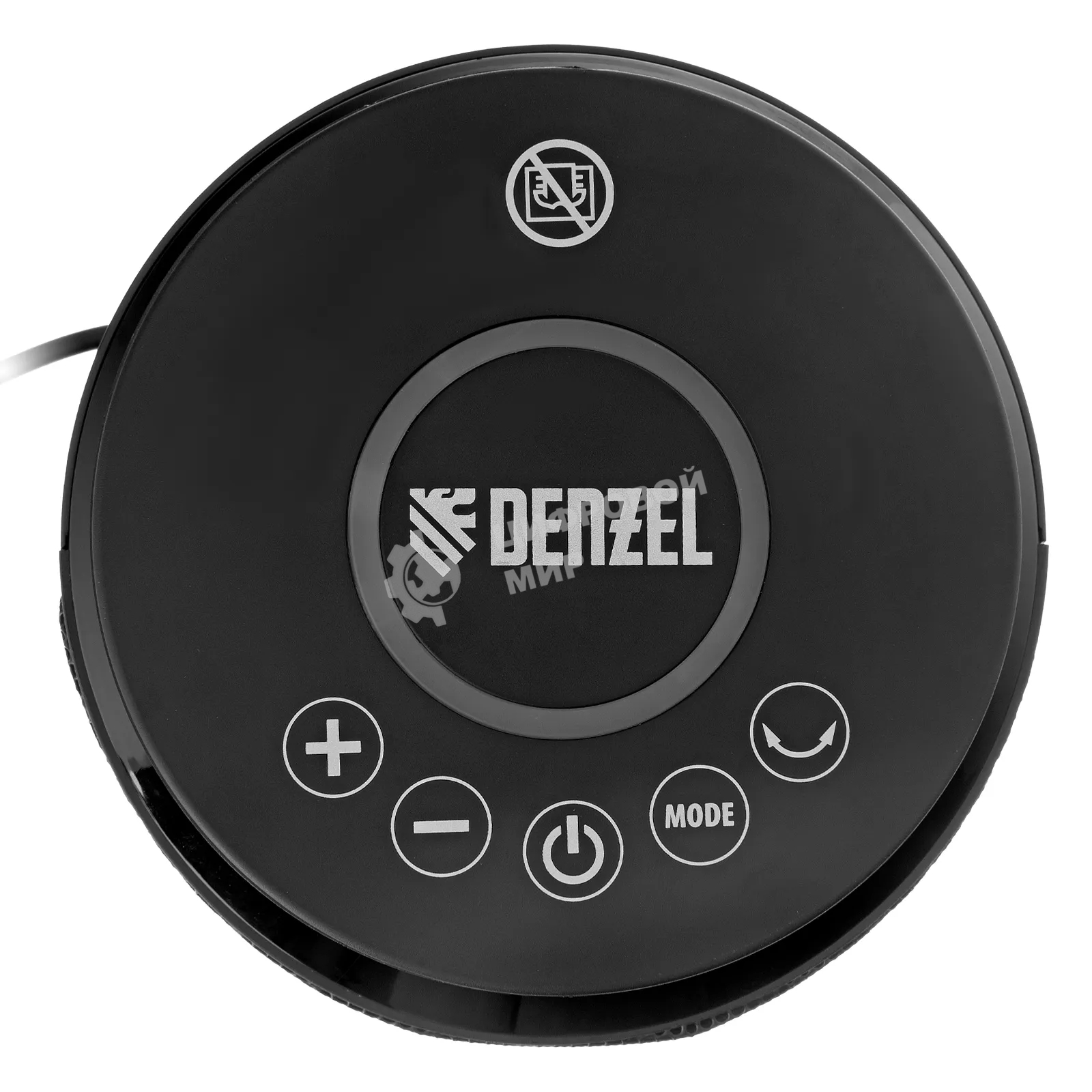 Тепловентилятор керамический Denzel DTFC-2000X, 1000/2000 Вт, 20 м2, 3 режима, пульт, Wi-Fi, термостат