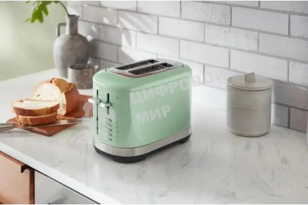 Тостер KitchenAid 5KMT2109EPT фисташковый, на 2 тоста