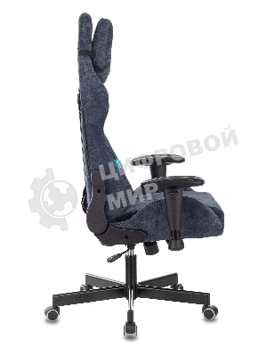 Кресло Бюрократ VIKING KNIGHT LT27 FABRIC синий, ткань, 120 кг, механизм качания