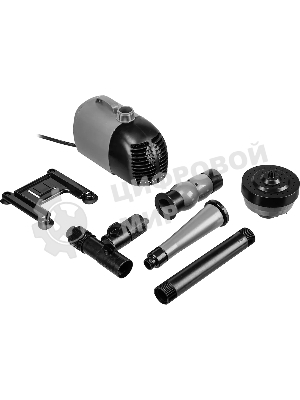 Насос фонтанный Denzel FNP110-34, 112 Вт, подъем 3,4 м, 3400 л/ч, колокольчик/каскад/гейзер