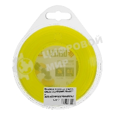 Леска для триммера Denzel FLEX CORD 96117 квадрат 3 мм х 15 м, блистер