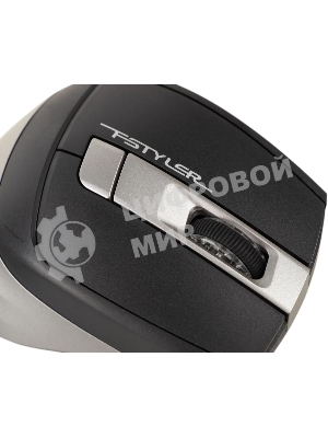 Мышь беспроводная A4Tech Fstyler FB35 серый, 2000 dpi, радиоканал, Bluetooth, USB, кнопки - 6