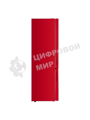 Холодильник Maunfeld MFF200NFR Inverter красный двухкамерный инвертор 271/106 л морозилка снизу, No Frost