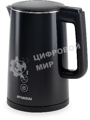 Чайник электрический Hyundai HYK-S5509 1.5 л, 2200 Вт, черный