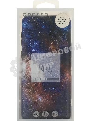Чехол (клип-кейс) Gresso Meridian, для Samsung Galaxy A03 Core, черный gr17aaae8932