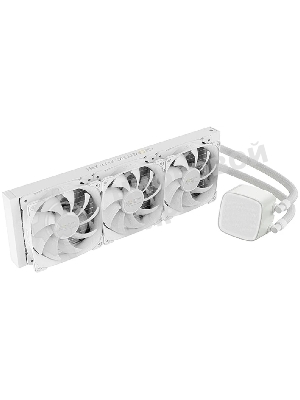 Система жидкостного охлаждения Water Cooling System Geometric Future Eskimo Pro 360 (240W, 360мм, ARGb, белый/Fans: 3x120мм, 80.81CFM, 34.2dBA, 2000RPM/Pump height 54мм, 3200RPM, Rad thickness 27мм/S: 1851, 1700, 1200, 115X, 2011, 2066, AM5, AM4)