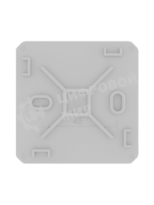 Коробка ответвительная DKC с 8+2 кабельными вводами д.20/20мм, IP55,70х70х40мм