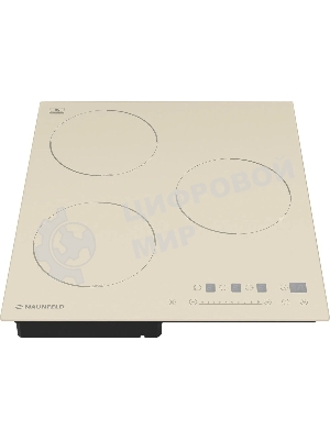 Индукционная варочная панель Maunfeld EVI.453-BG, конфорок: 3 шт., стеклокерамика, независимая, бежевый