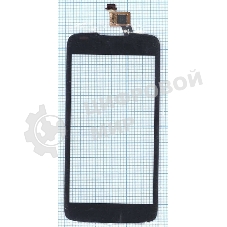 Сенсорное стекло (тачскрин) для Acer Liquid Gallant Duo E350, черное