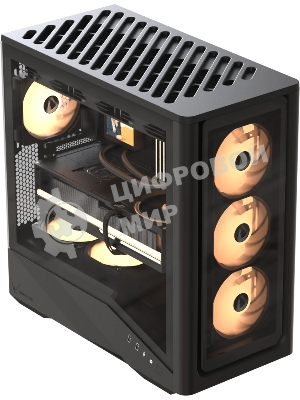 Компьютерный корпус Aerocool \ Formula V Line Air Power G9 DUO PA Black, ATX, TYPE-C*1, USB3.0*2, MESH/GLASS FRONT PANEL, FRONT 3x PERFORMANCE ARGB, REAR 1x PERFORMANCE ARGB