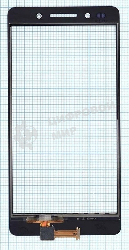 Сенсорное стекло (тачскрин) для Huawei Honor 7X, белое