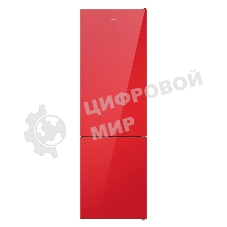 Холодильник Maunfeld MFF200NFR Inverter красный двухкамерный инвертор 271/106 л морозилка снизу, No Frost