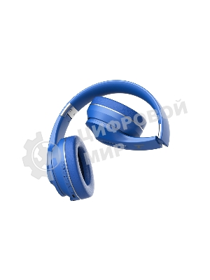 Беспроводные/проводные наушники Harper HB-413 синий, накладные, Bluetooth + проводной, до 8 ч