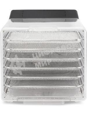 Сушка для фруктов и овощей Hyundai HYFD-8800 12под. 600 Вт, черный