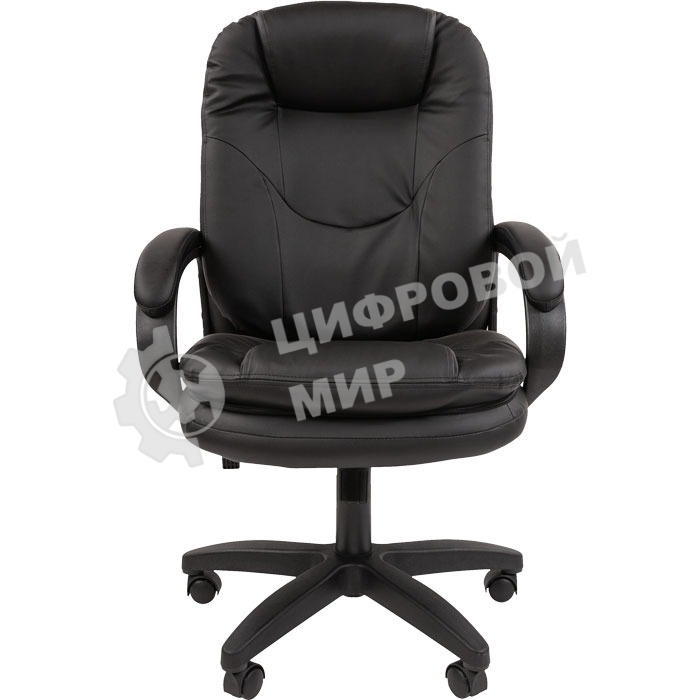 Кресло офисное Chairman 668 LT NEW экопремиум, черный