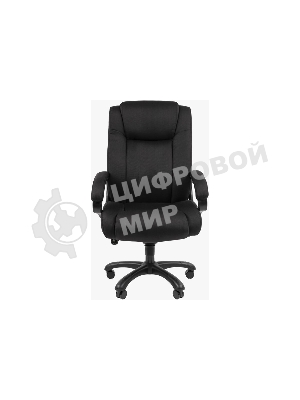 Кресло Chairman 410 черный, ткань, 120 кг, механизм качания