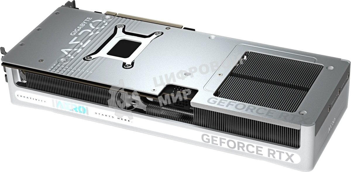 Видеокарта Gigabyte PCI-E 5.0 GV-N5080AERO OC-16GD 1.0 NVIDIA GeForce RTX 5080 16Gb 256bit GDDR7 2730/30000 HDMIx1 DPx3 HDCP Ret