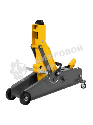 Домкрат гидравлический подкатной с фиксатором Denzel 3 т, 190-532 мм, SUV