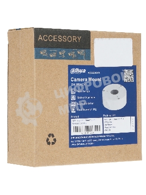 Монтажная коробка Dahua для уличных видеокамер серии HFWxxS; Размеры:90x34мм Water-proof Junction Box PFA134