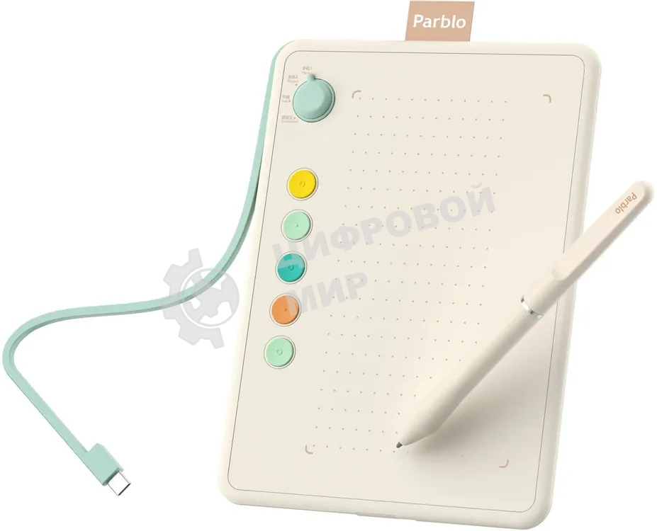 Графический планшет Parblo Ninos Q, 8192 уровней, USB Type-C