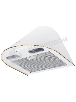 Вытяжка каминная Elikor Эпсилон 50П-430-П3Л белый/золотистый, 50 см, 430 м³/ч, 54 дБ