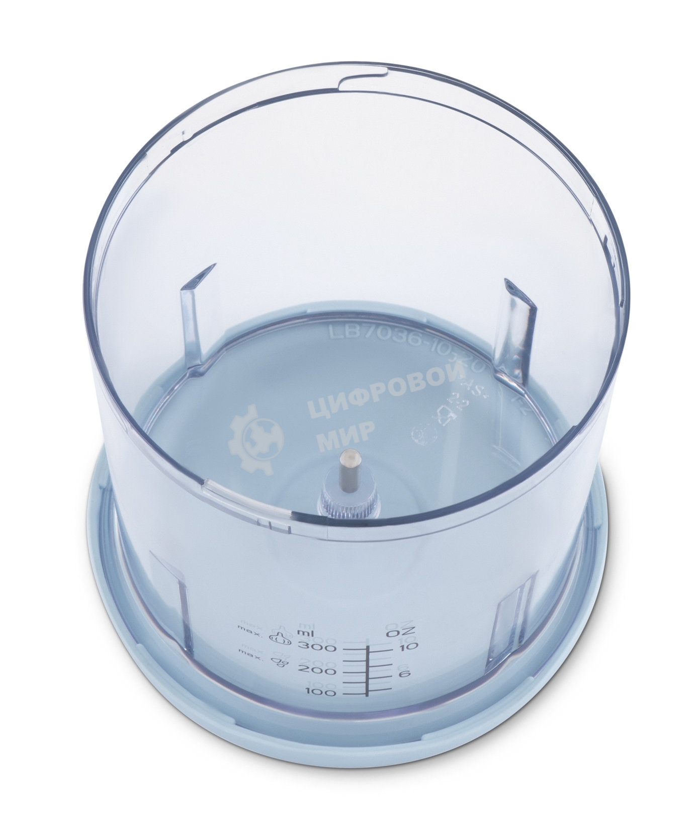 Измельчитель электрический Hyundai HYC-P3118 0.8л. 350Вт голубой/синий