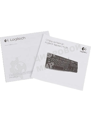 Клавиатура проводная Logitech K120 EER, USB, черный