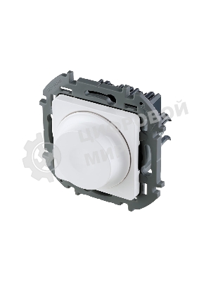 Светорегулятор поворотный Legrand без нейтрали, 300 Вт, белый