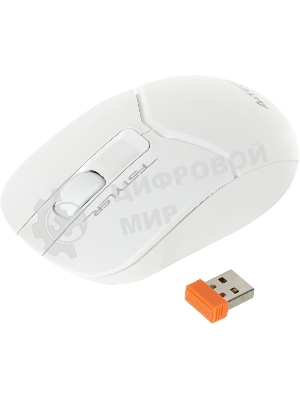 Комплект клавиатура+мышь A4Tech FStyler FG1012 беспроводной, USB, 1200 DPI, белый