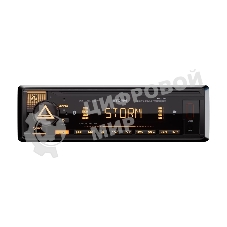 Автомагнитола AURA STORM-677DSP, 1 DIN, Bluetooth, USB Type-A, AUX, пульт ДУ