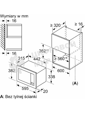 Микроволновая печь Bosch BFL623MB4 черный (встраиваемая)