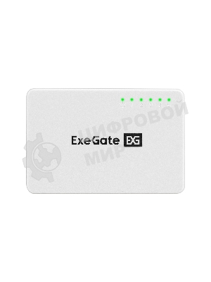 Коммутатор ExeGate EDES-1005C, 5×100 Мбит/с, неуправляемый