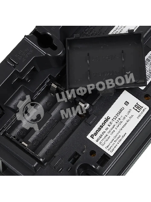 Телефон проводной Panasonic KX-TS2356RUB черный АОН,Caller ID,ЖКД,блокировка набора,выключение микрофона