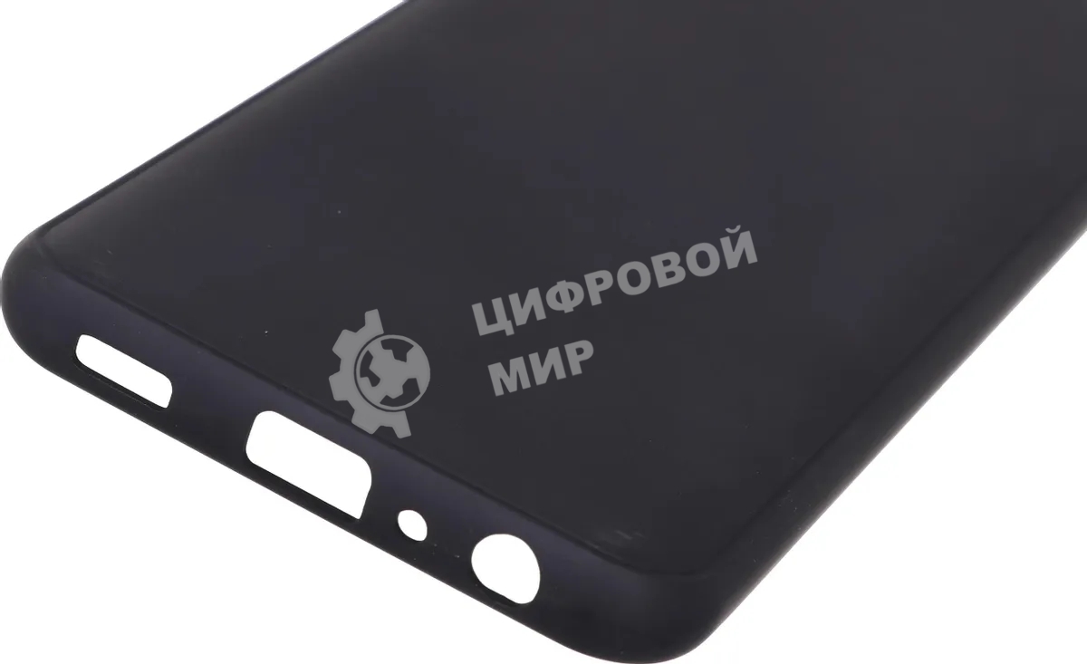 Чехол (клип-кейс) BoraSCO Silicone Case для Samsung Galaxy A03 Core черный (матовый)
