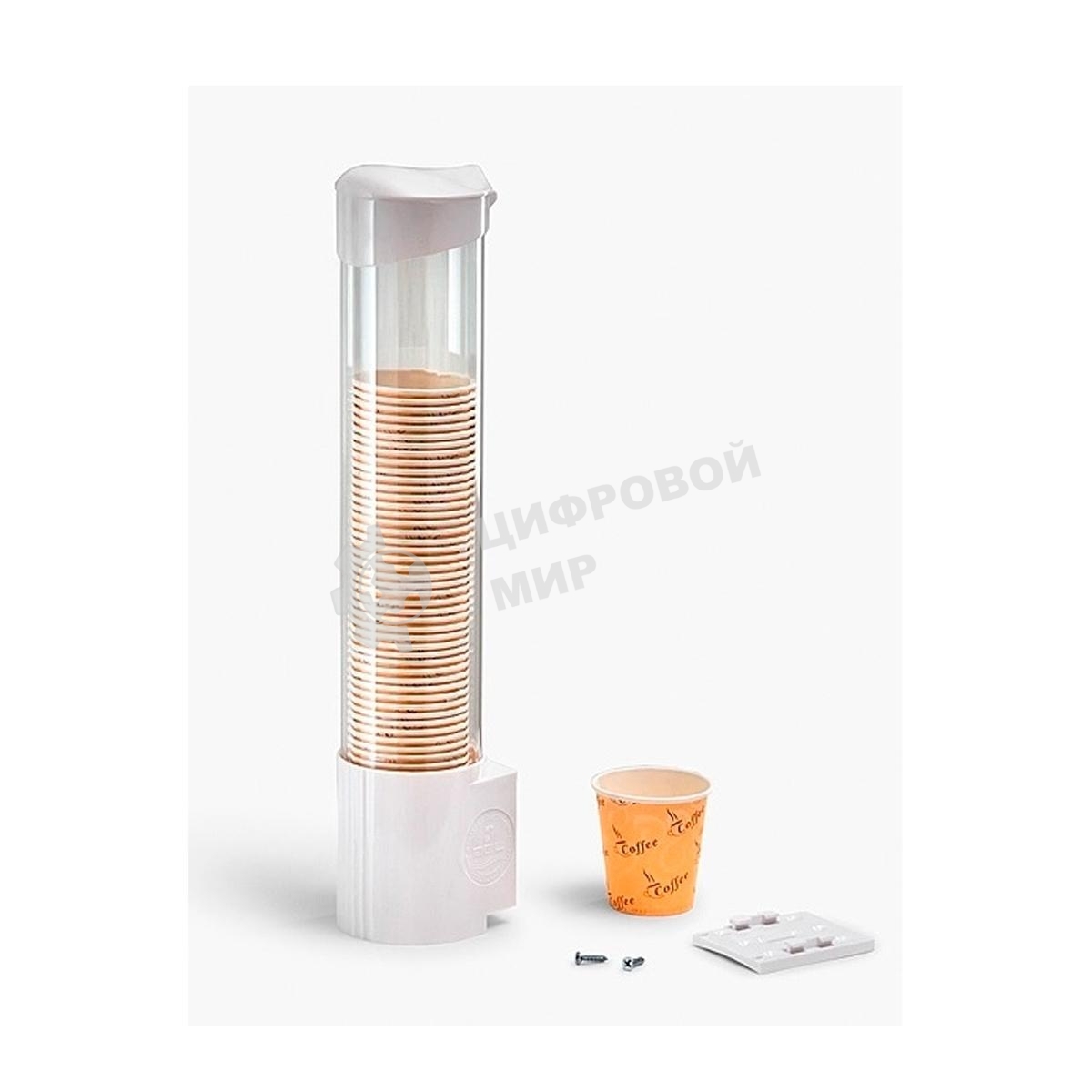 Стаканодержатель для кулера/пурифайера AEL 70039 на шурупах белый