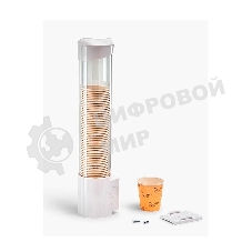 Стаканодержатель для кулера/пурифайера AEL 70039 на шурупах белый