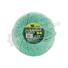 Шпагат полипропиленовый Сибртех 1200 текс, 1,7 мм, L 400 м, зеленый