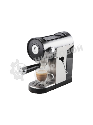 Кофеварка рожковая LEONORD LE-1749 (108134) черный/стальной, исп. кофе - молотый, 0,8 л, 1360 Вт, 20 бар