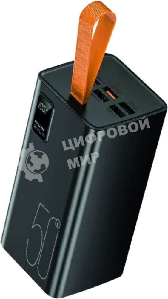 Портативный аккумулятор Aksberry (6900290130019) E500 Ultra Power PD22.5W 50000 mAh, черный