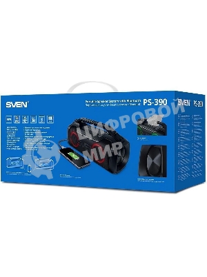 Мобильные колонки SVEN PS-390 2.0 черный