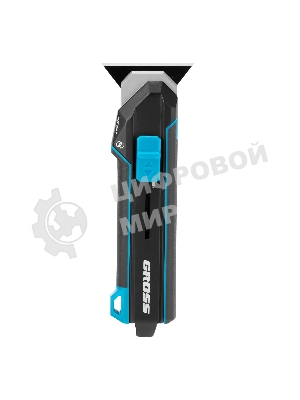 Нож-скребок выдвижной Gross 78890, 19 мм, сменное лезвие, SK2, 5 запас. лезвий, алюмин. корпус